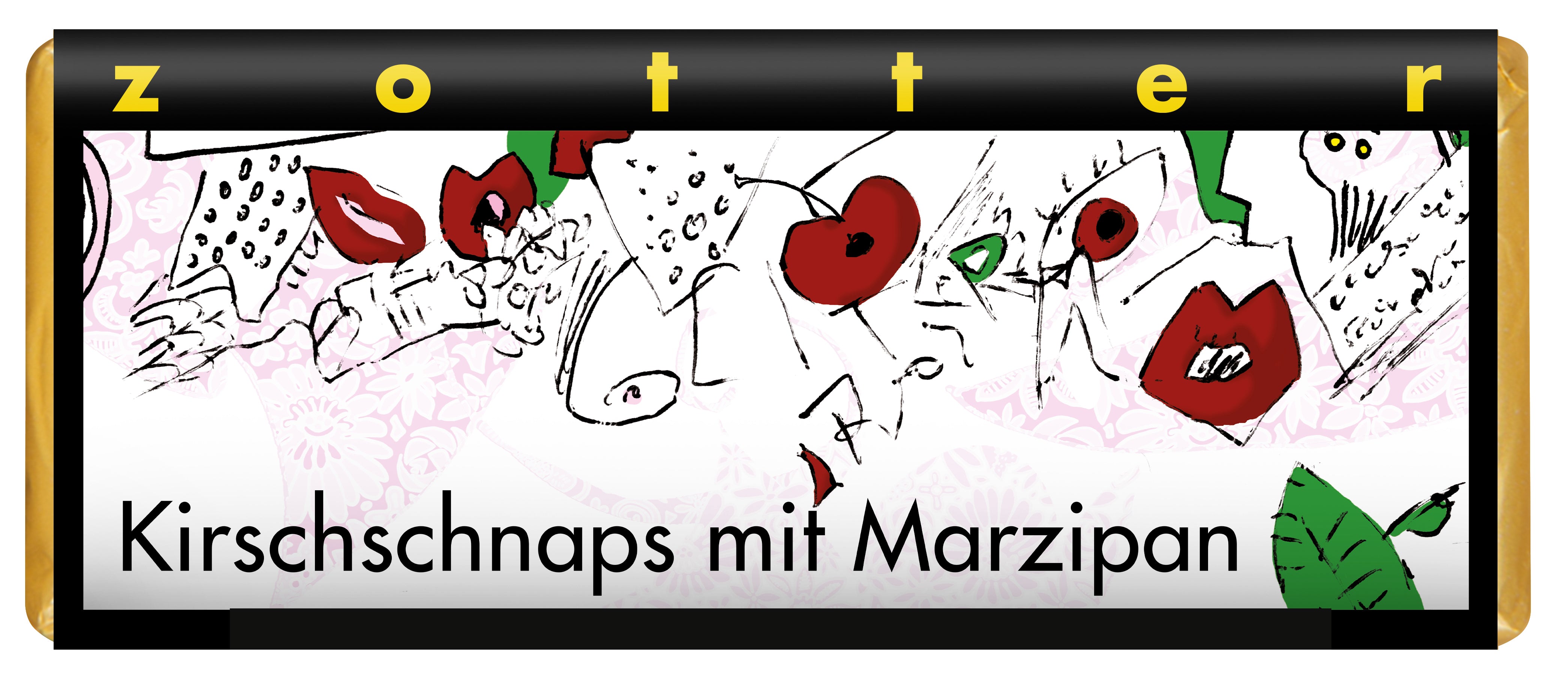 ZOTTER Kirschschnaps mit Marzipan - 70 g