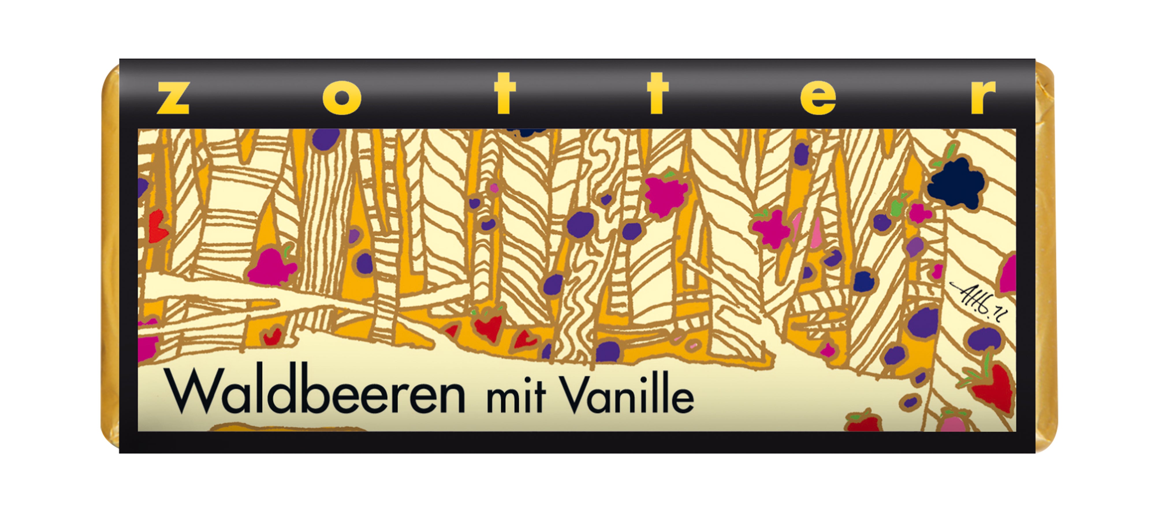 ZOTTER Waldbeeren mit Vanille - 70 g