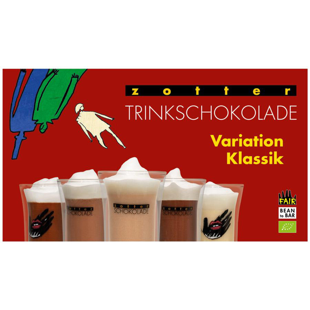 ZOTTER Trinkschokolade Variation Klassik 5x22g - 110 g