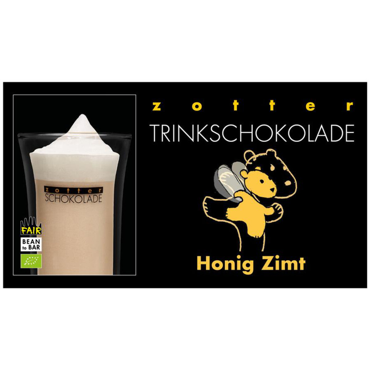 ZOTTER Trinkschokolade Honig-Zimt 5x22g - 110 g