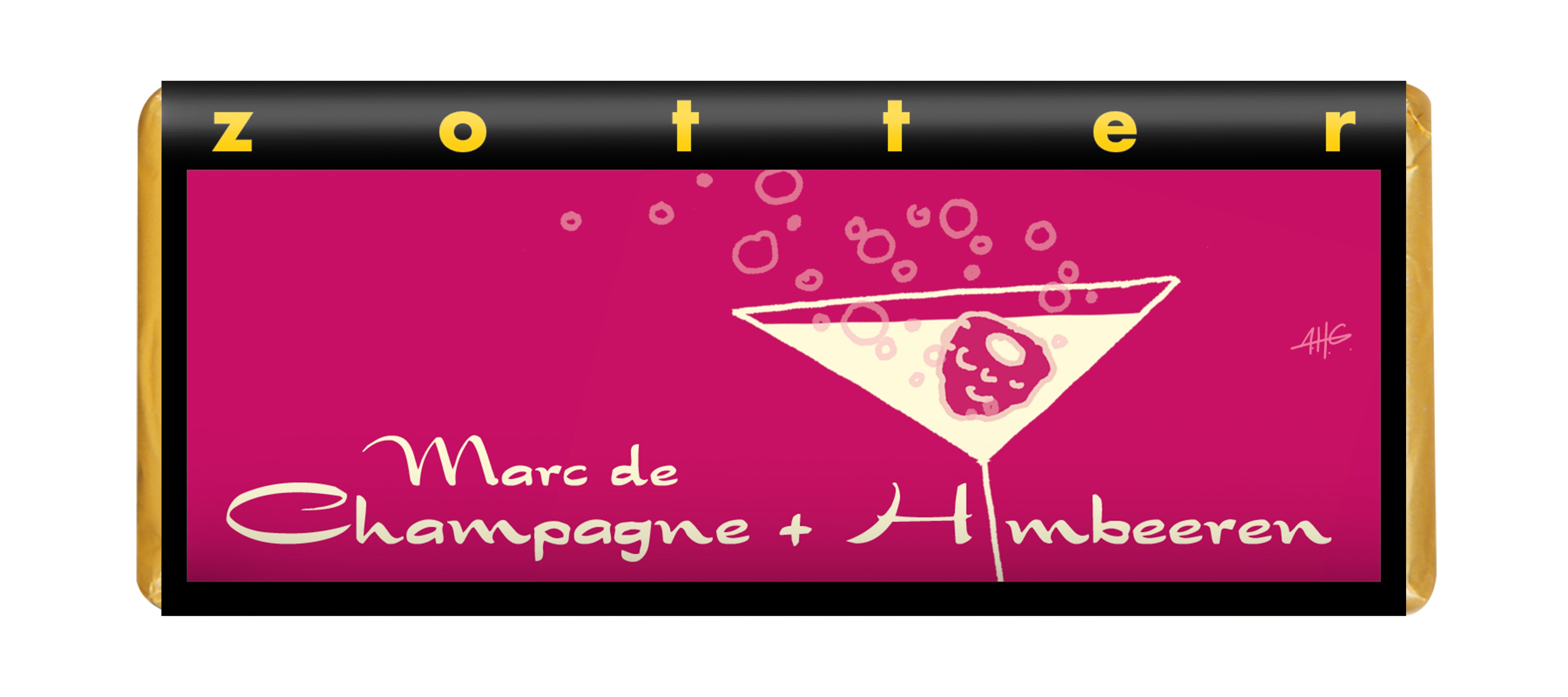 ZOTTER Champagner + Himbeeren - 70 g