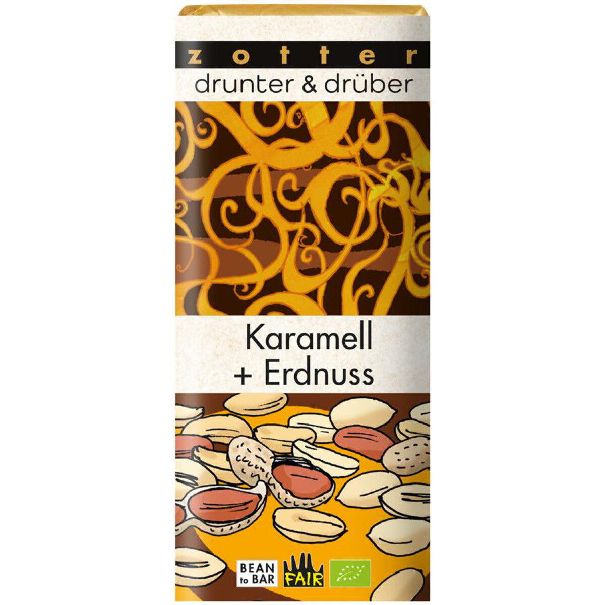 ZOTTER Karamell + Erdnuss - 70 g