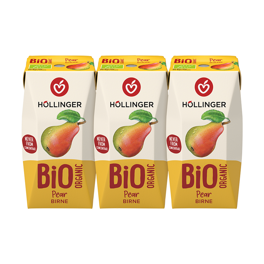HÖLLINGER- Birnensaft, 200 ml im Tetrapack 