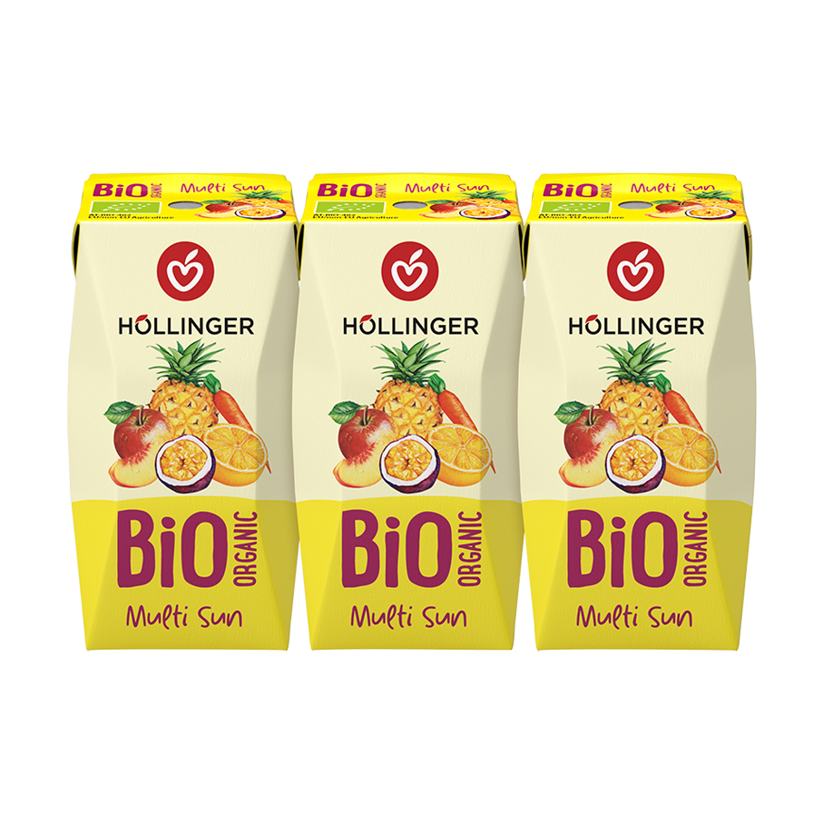 HÖLLINGER- Fruchtsfaftmix im 200 ml Tetrapack 
