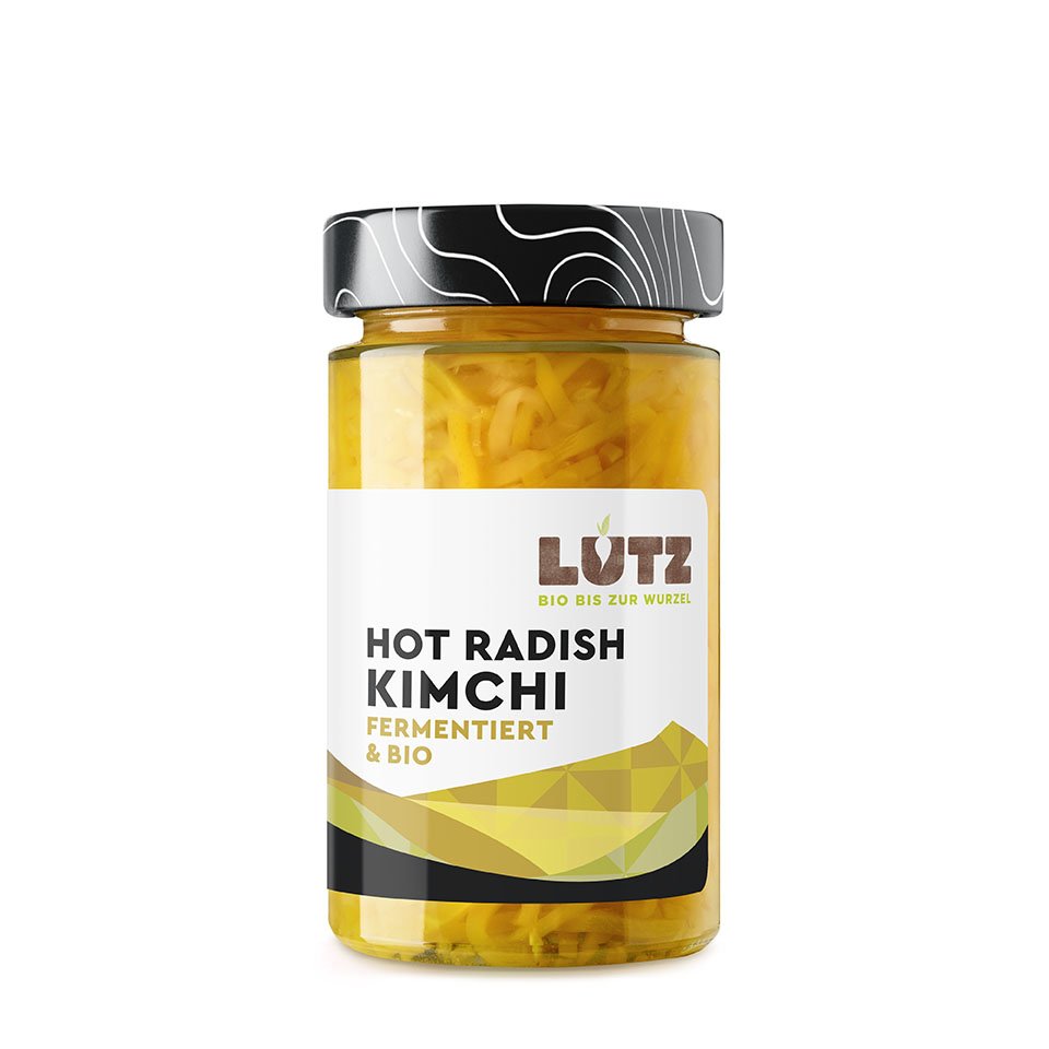 BIO LUTZ Ferment Hot Radish Kimchi - 220 g
