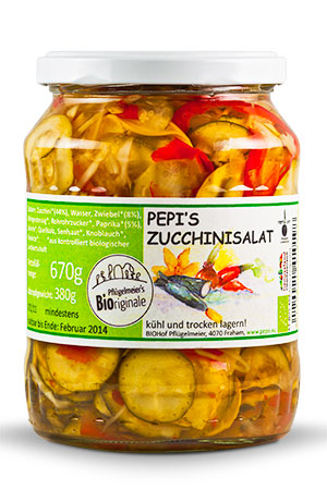 PFLÜGELMEIER PEPI´S Zucchinisalat - 720 ml