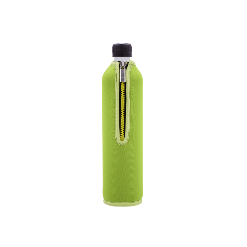 DORA'S Trinkflasche aus Glas mit Neoprenbezug - 500 ml
