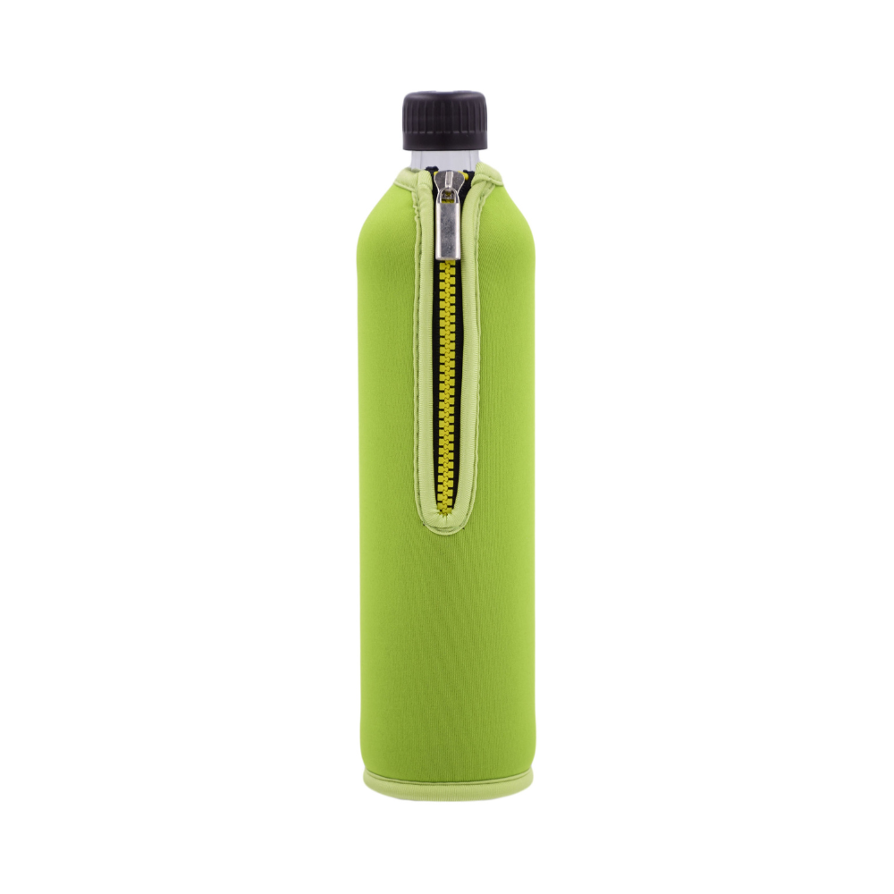 DORA'S Trinkflasche aus Glas mit Neoprenbezug - 700 ml 