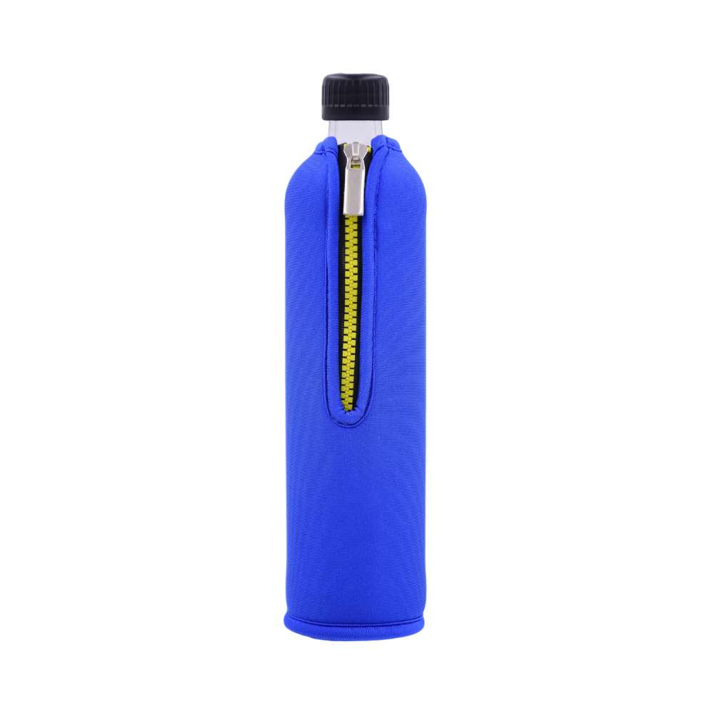 DORA'S Trinkflasche aus Glas mit Neoprenbezug - 700 ml