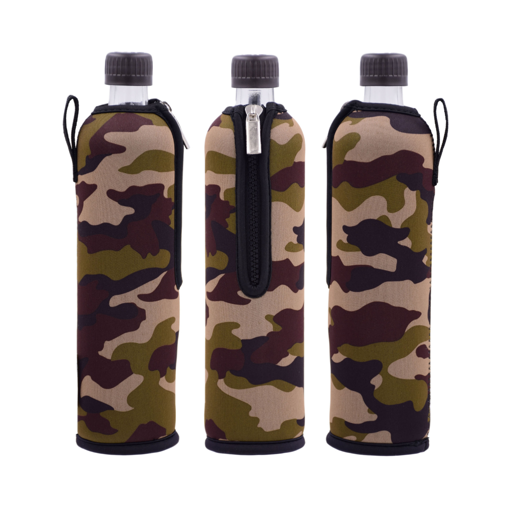 DORA'S Glasflasche aus Neopren Outdoor - 500 ml