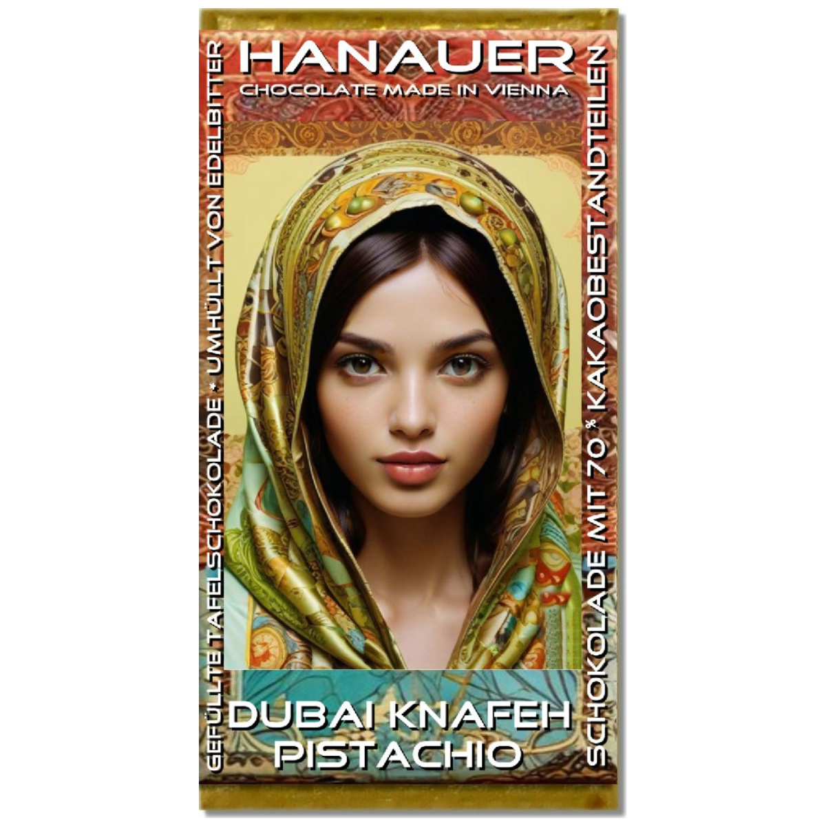 HANAUER Dubai Knafeh Pistazien Schoko - 70 g