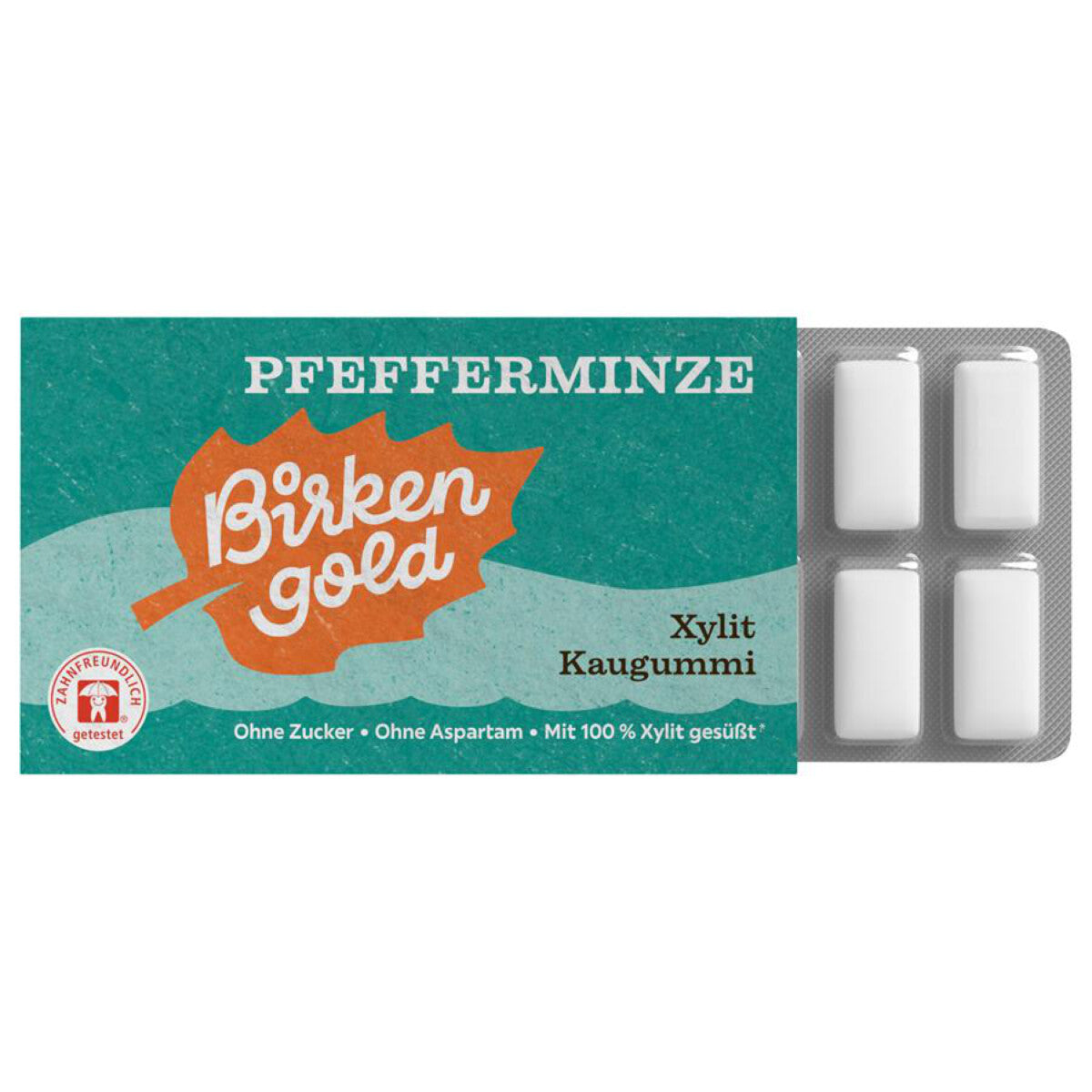 BIRKENGOLD Kaugummi Pfefferminze - 1 Pkg. 