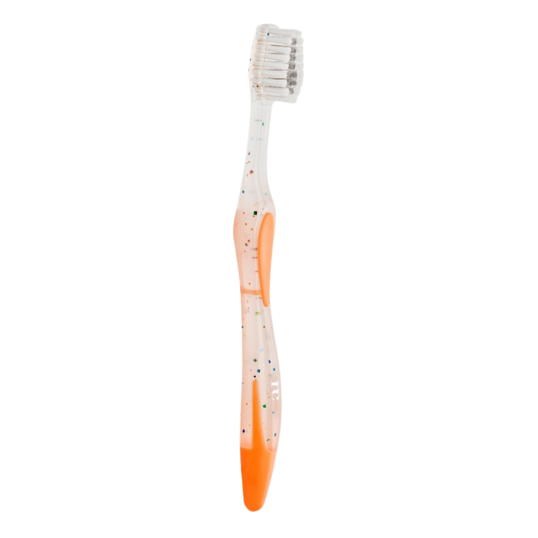 NOVACARE Kinderzahnbürste mit Silberborsten 1 Stk. - orange