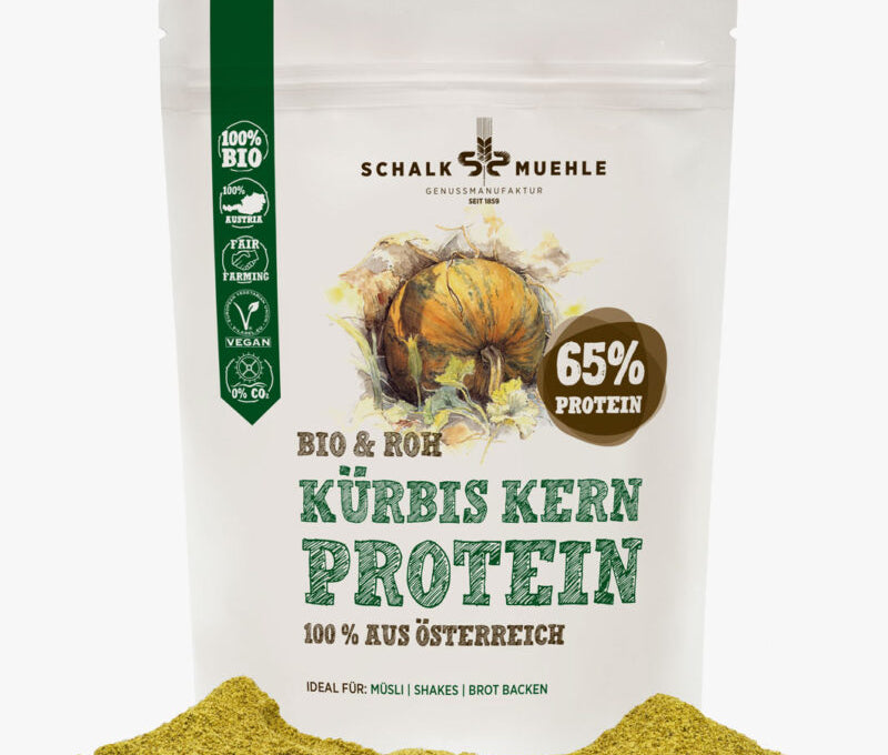 SCHALK MÜHLE Kürbiskern Protein Pulver roh - 350 g