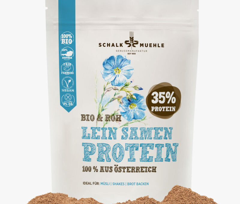 SCHALK MÜHLE Leinsamen Protein Pulver - 350 g