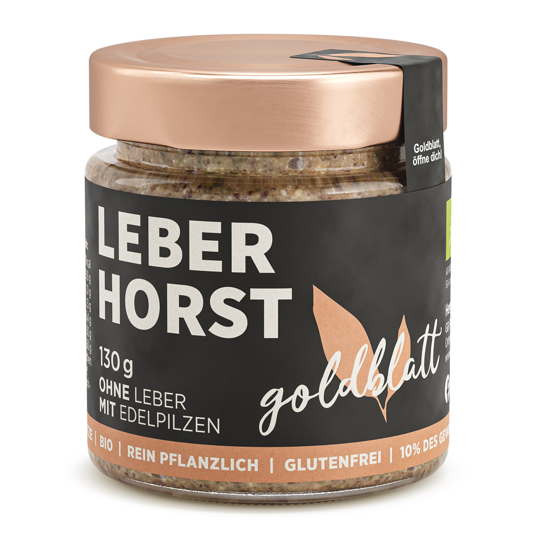GOLDBLATT Leberhorst wie Leberpastete vegan - 130 g