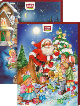 ROSENGARTEN-Adventkalender, Vollmilch schokoladenfiguren 