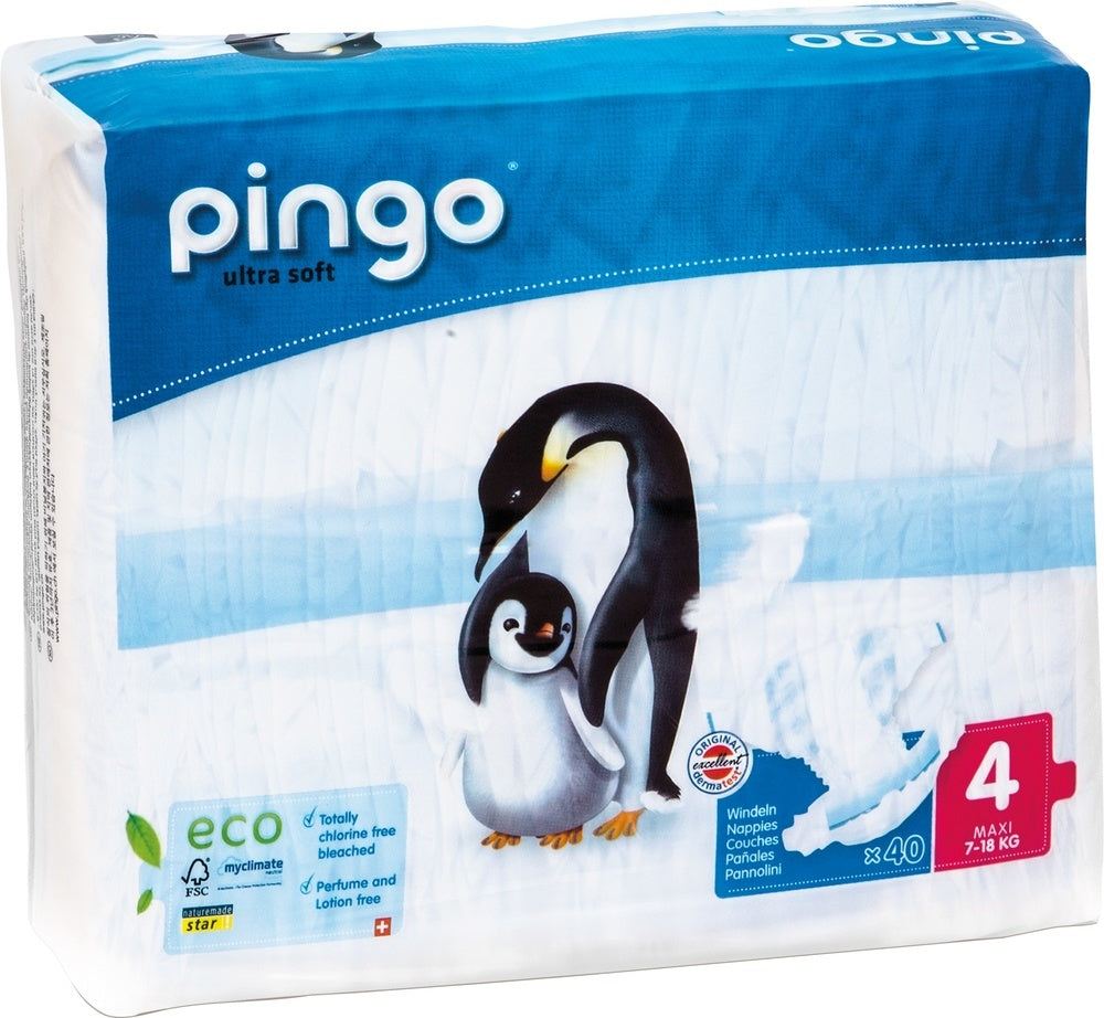 PINGO Windeln Maxi 7-18 Kilo - 40 Stk.
