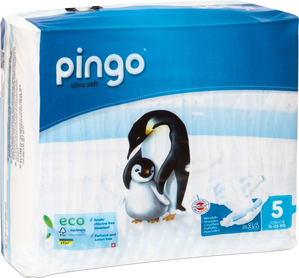 PINGO Windeln Junior 12-25 Kilo - 36 Stk.
