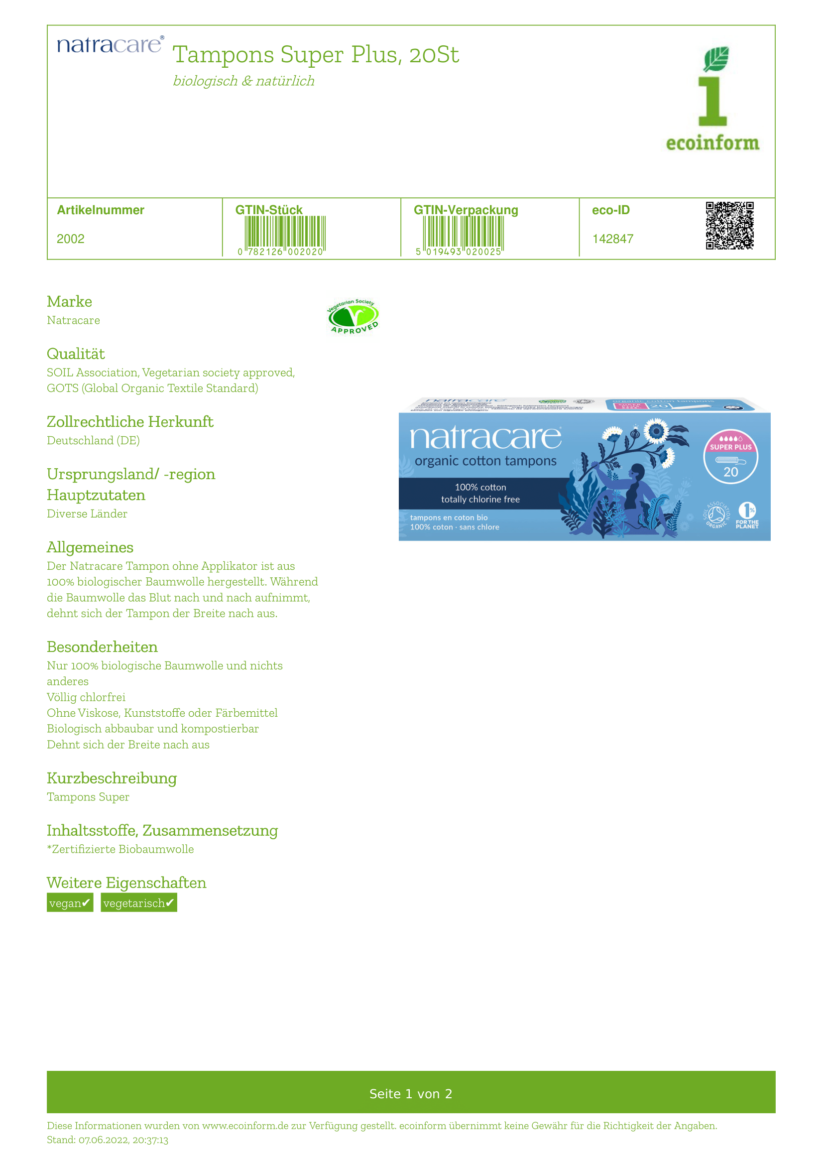 Tampons digital super plus