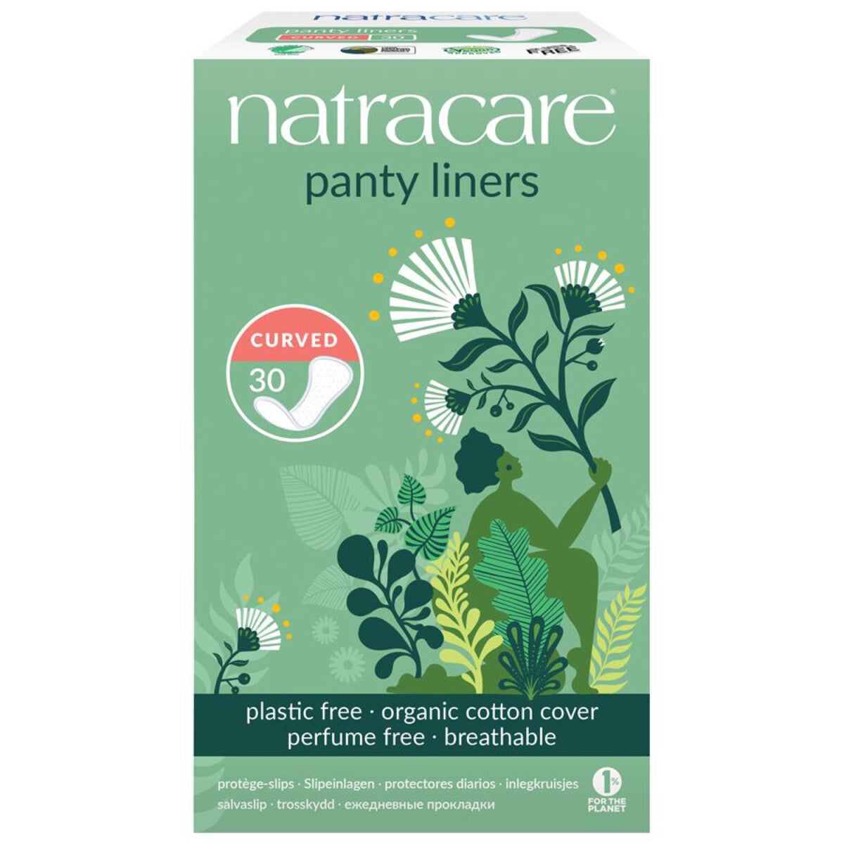 NATRACARE Slipeinlagen geformt - 30 Stk.