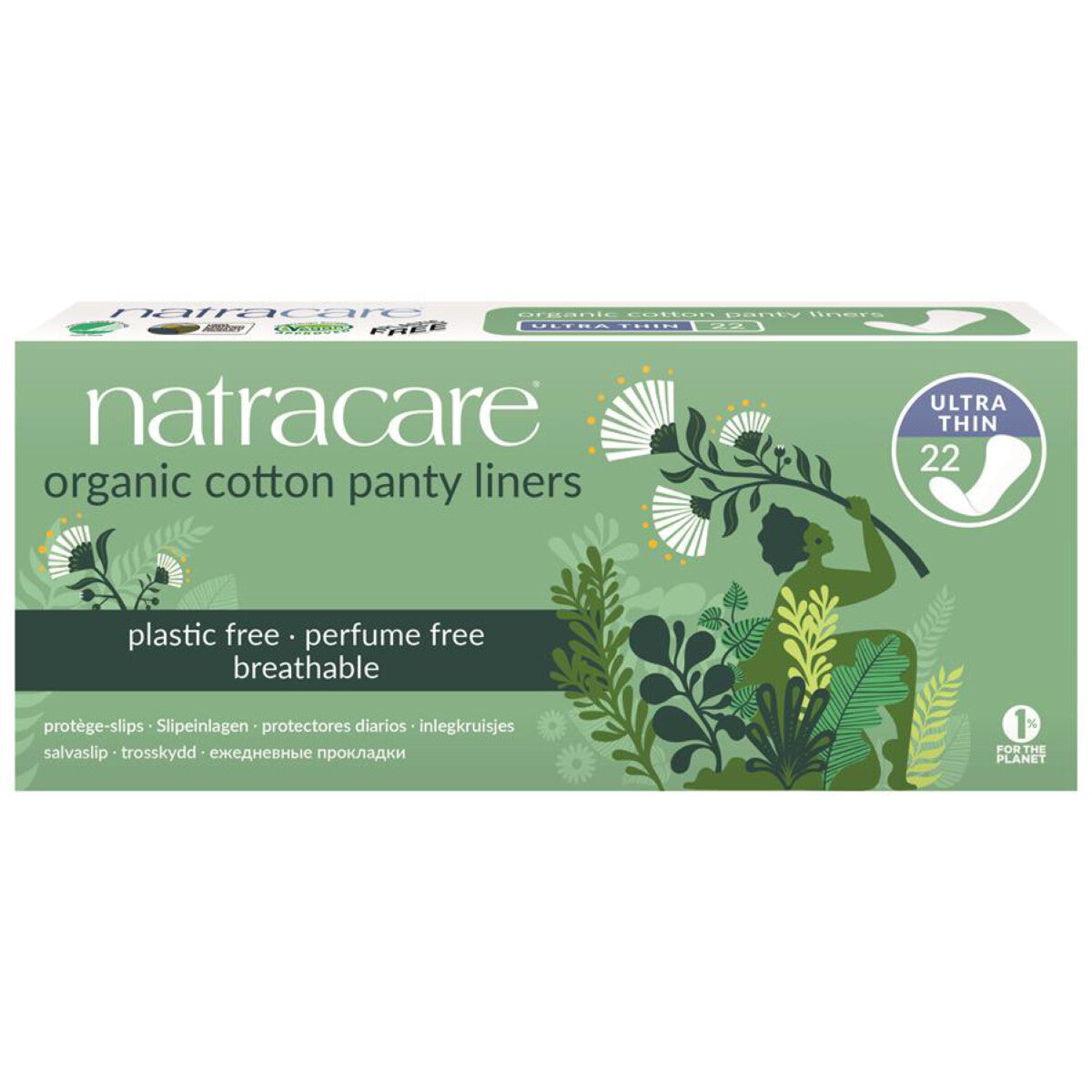 NATRACARE Slipeinlagen ultra dünn - 22 Stk.