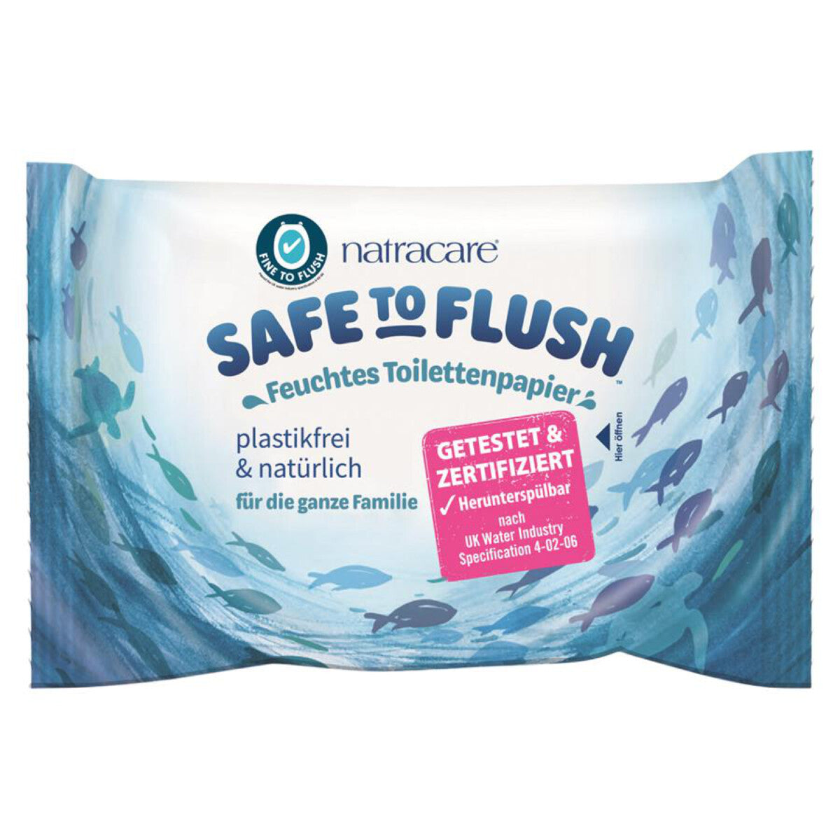 NATRACARE Feuchtes Toilettenpapier - 30 Stk.