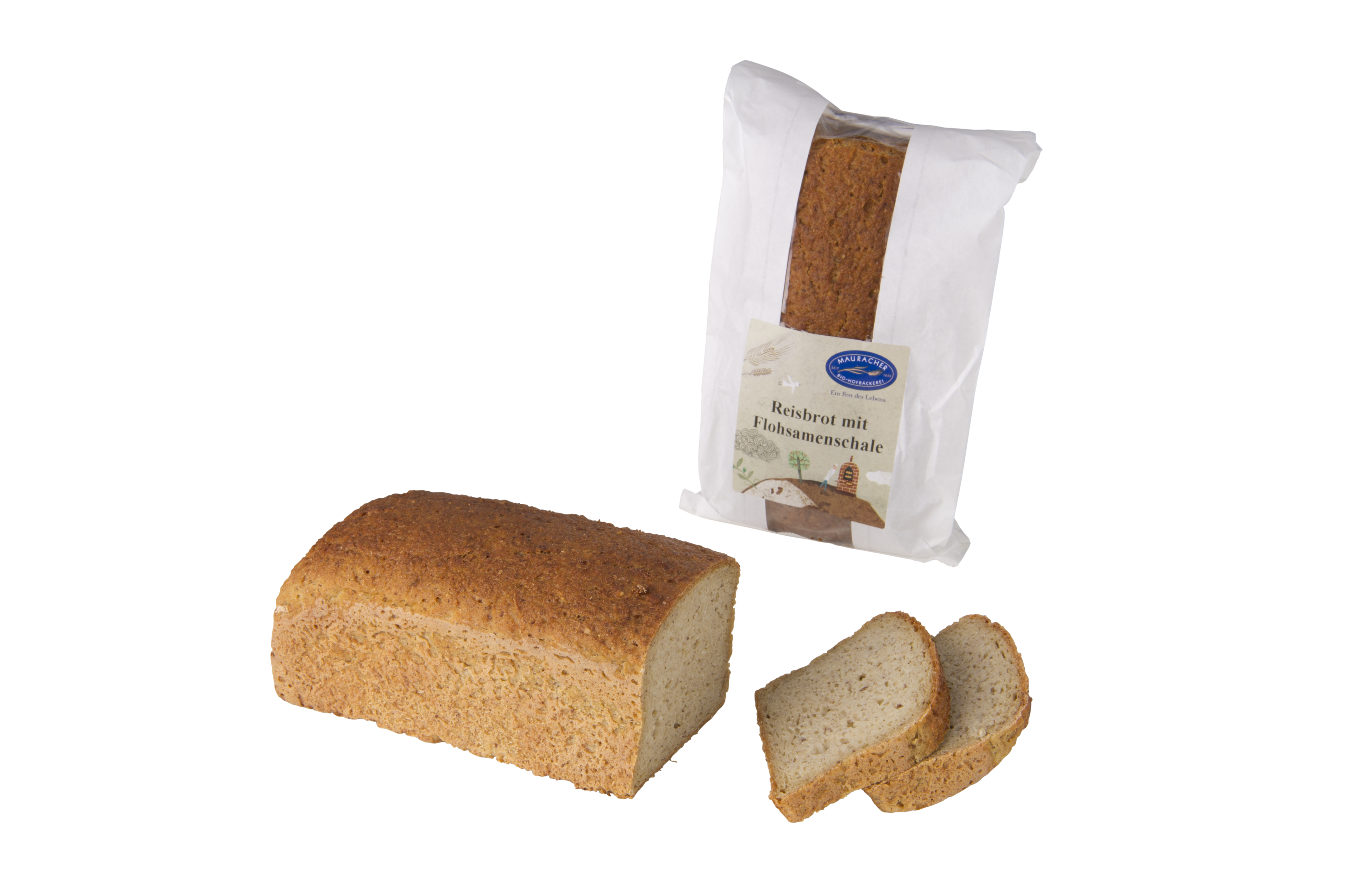 MAURACHER Reisbrot mit Flohsamenschalen, glutenfrei - 600 g