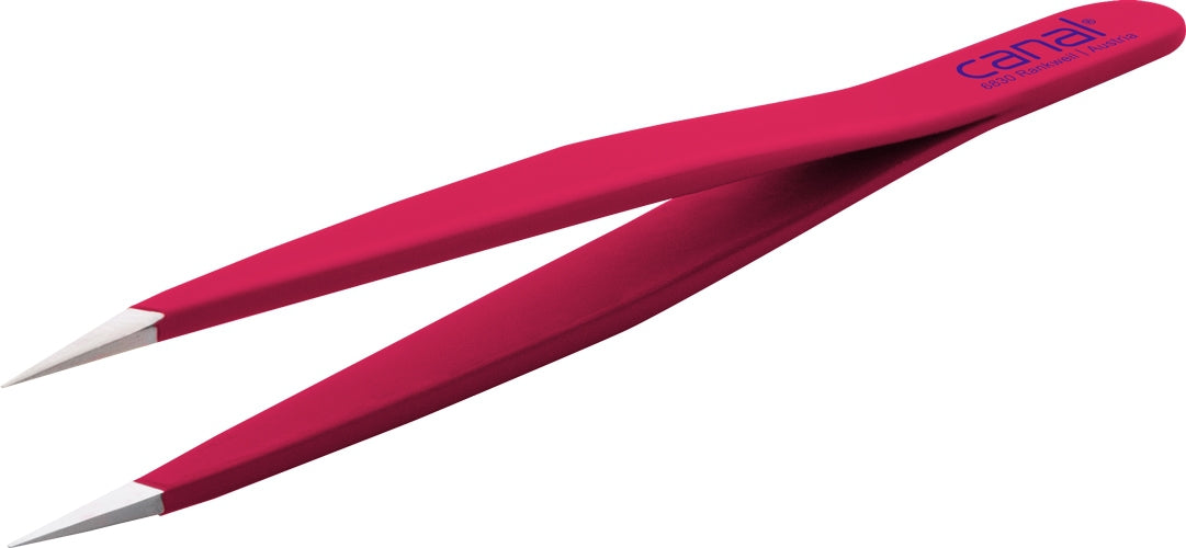 CANAL Splitterpinzette fuchsia - 95 mm 