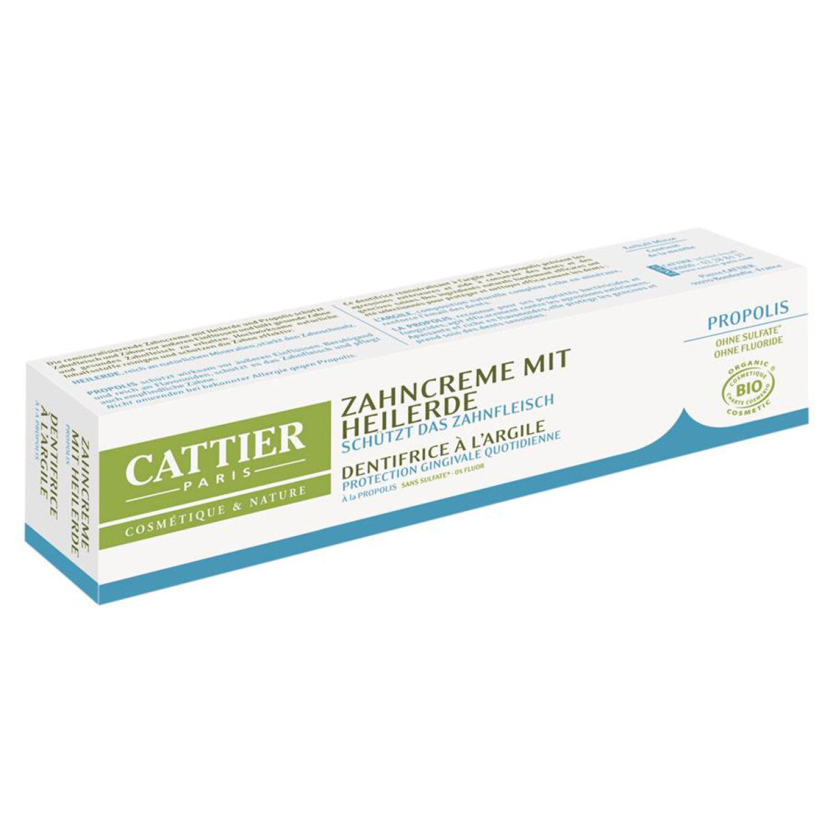 CATTIER Zahncreme Heilerde Propolis - 75 ml