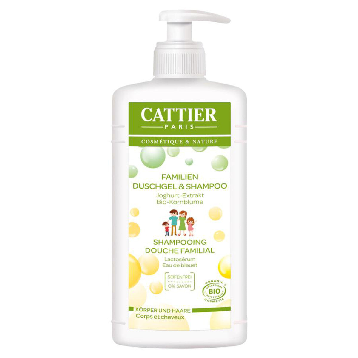CATTIER Familien Duschgel & Shampoo - 500 ml