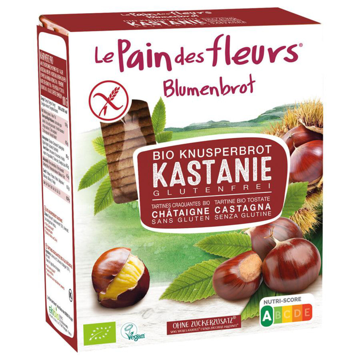 BLUMENBROT Knusperbrot Kastanie - 150 g