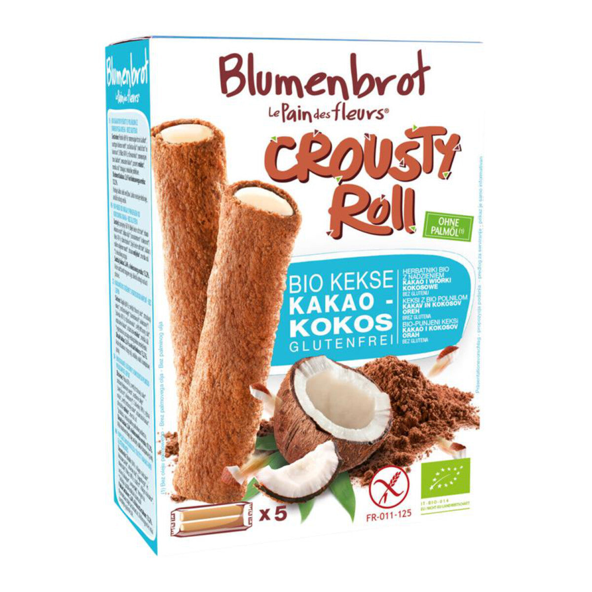 BLUMENBROT Crousty Rolls Kakao Kokos - 125 g