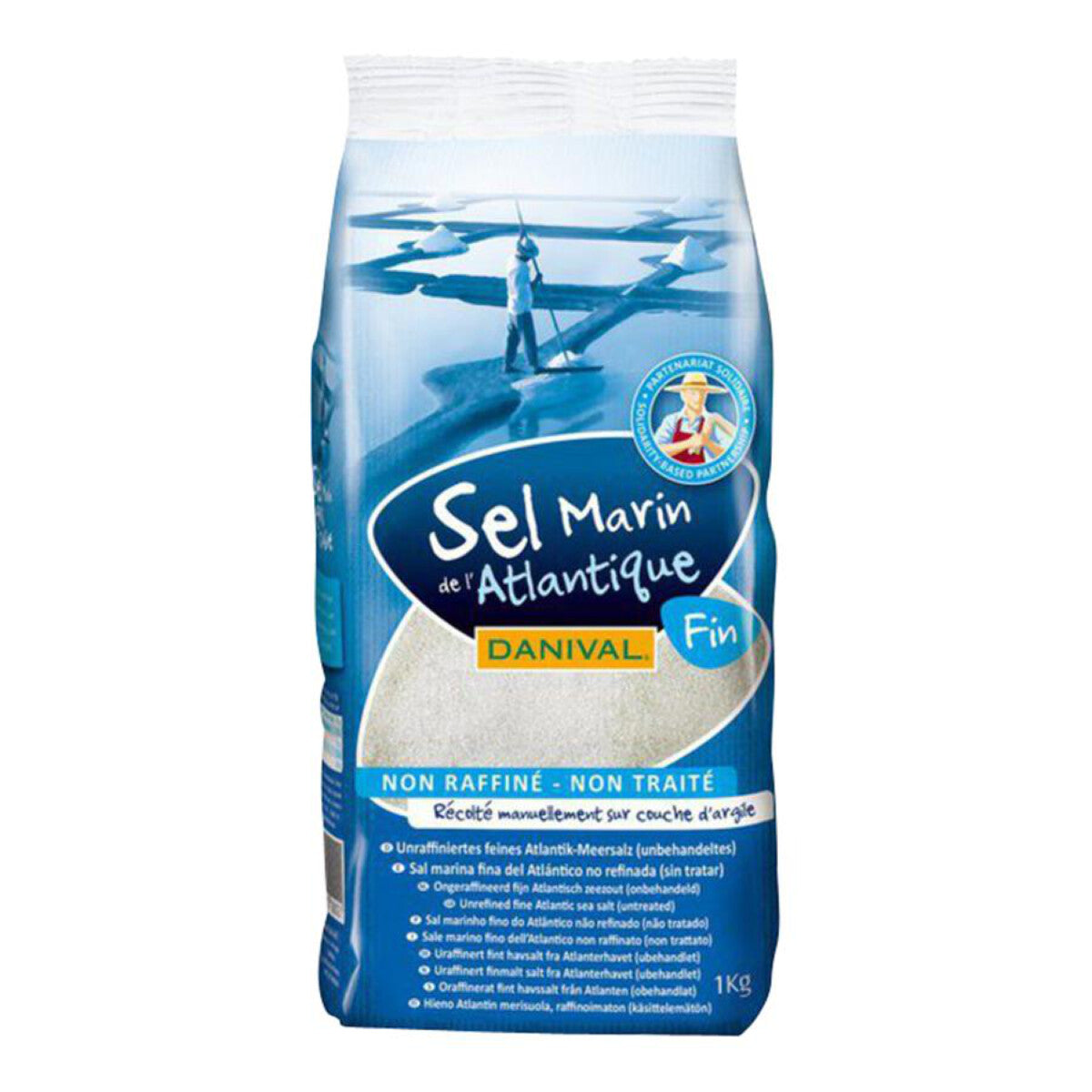 DANIVAL Atlantikmeersalz fein - 1 kg