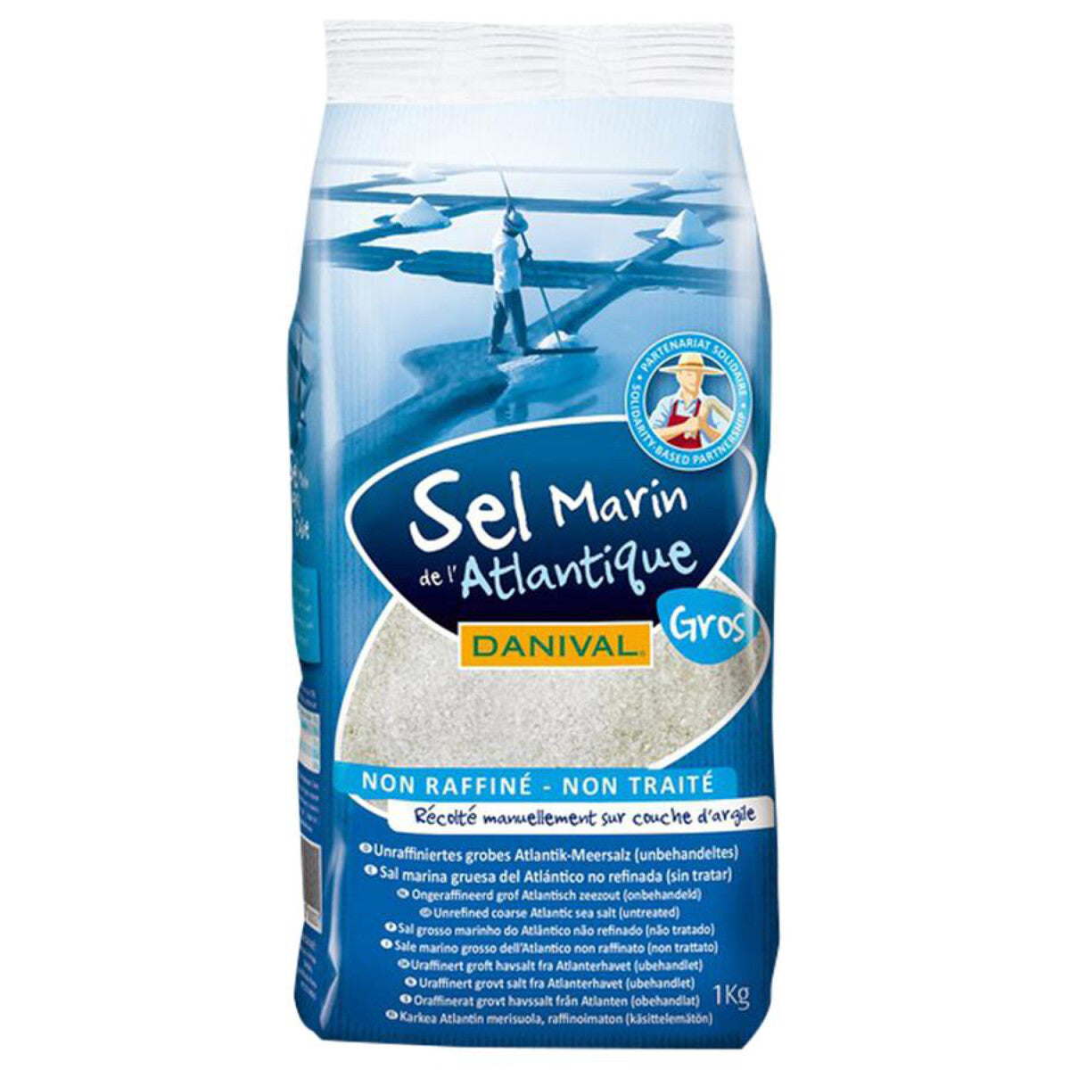 DANIVAL Atlantikmeersalz grob - 1 kg