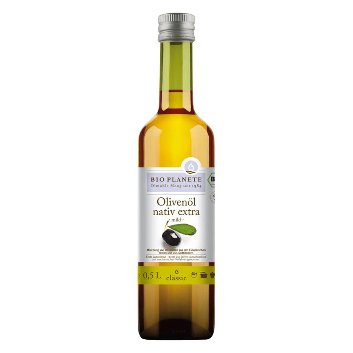 BIO PLANETE Olivenöl mild, nativ extra - 0,5 l