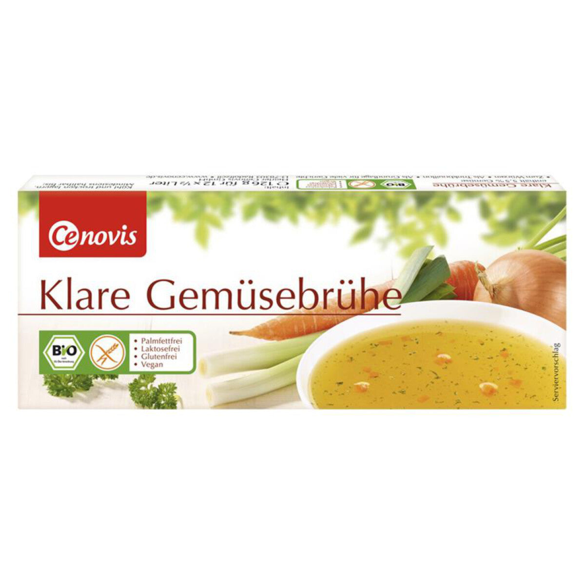 CENOVIS Klare Gemüsebrühe Würfel - 12 Stk.