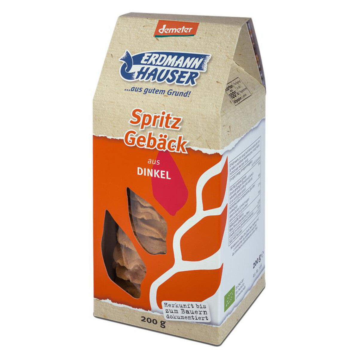 ERDMANNHAUSER Dinkel-Spritzgebäck – 200 g