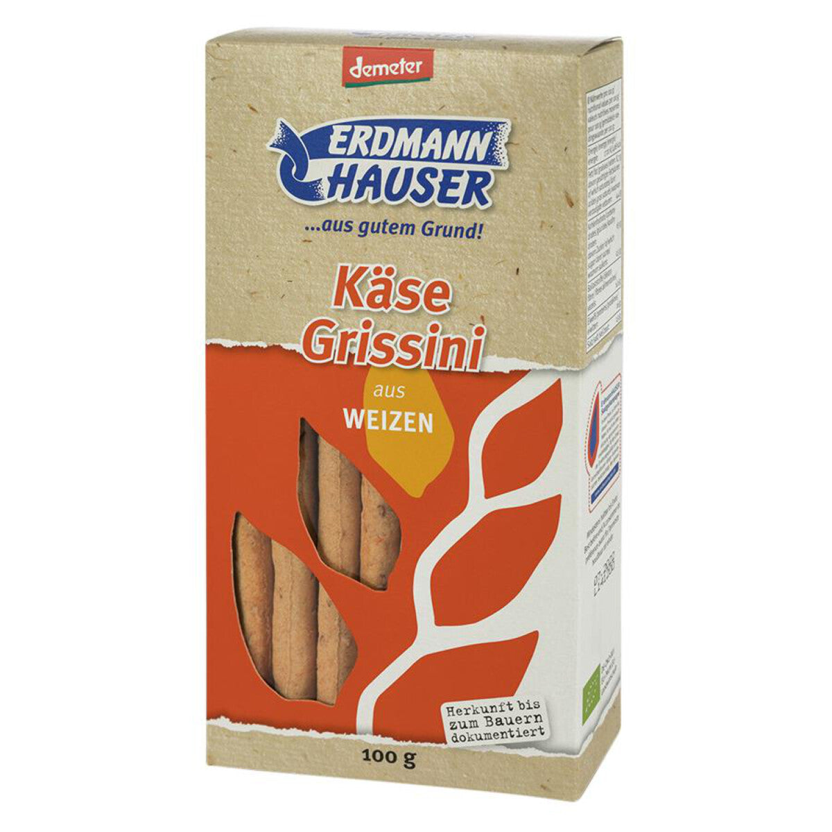 ERDMANNHAUSER Käse-Grissini - 100 g