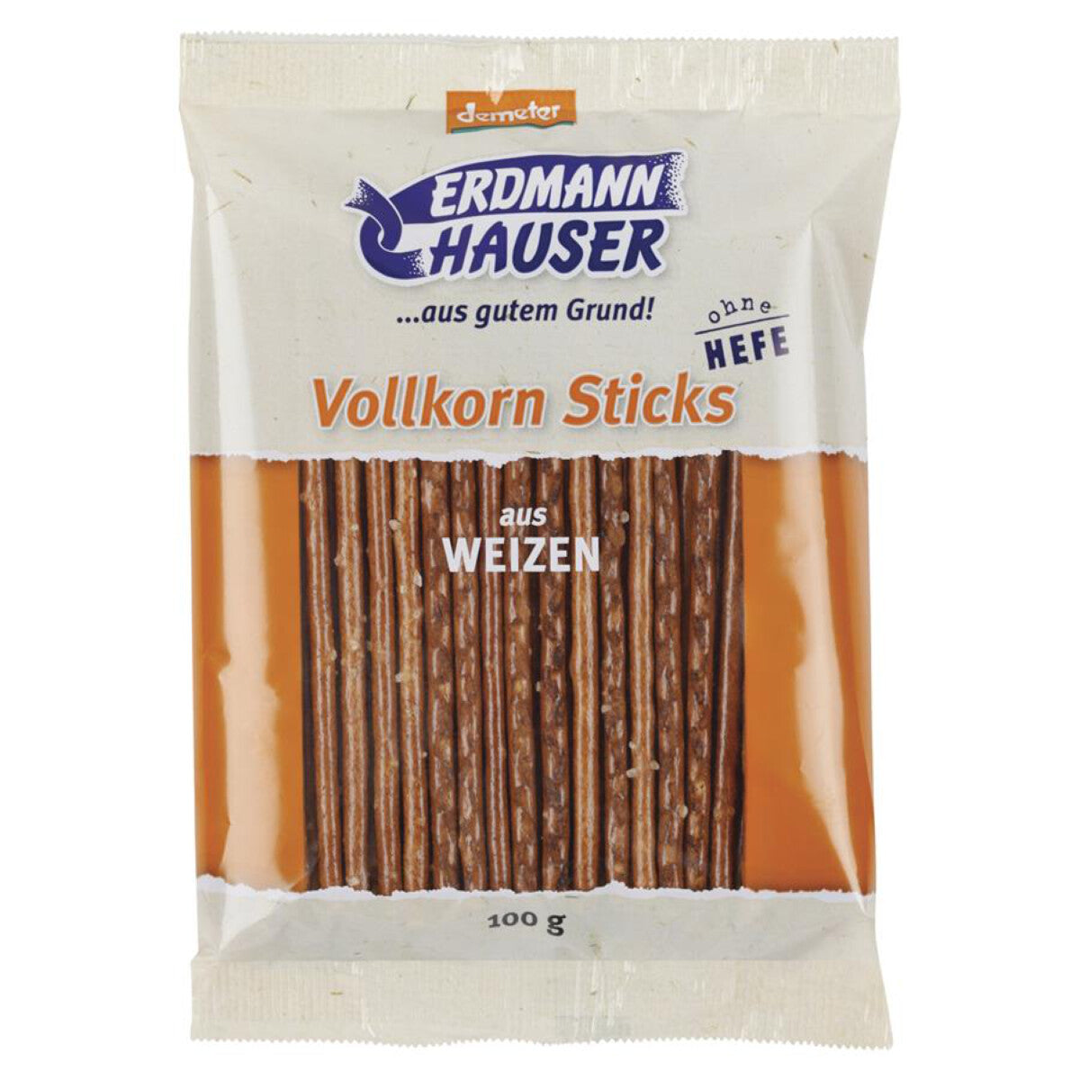 ERDMANNHAUSER Weizen Vollkorn Sticks - 100 g