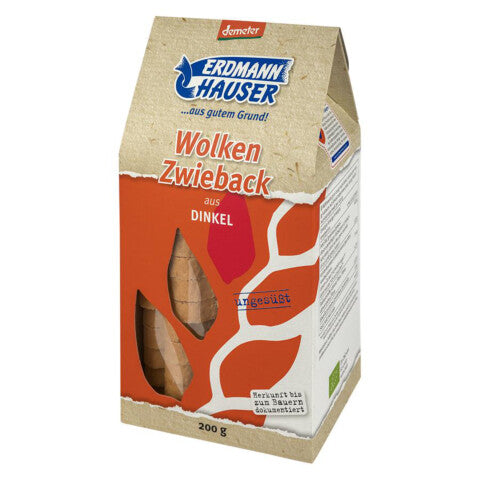 ERDMANNHAUSER Dinkel Wolkenzwieback - 200 g