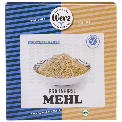 WERZ Braunhirse Mehl Nachfüllpack glutenfrei - 500 g
