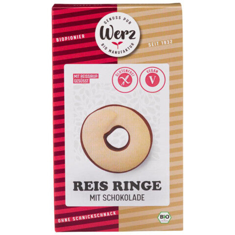 WERZ Reis Ringe Schokolade Vollkorn - 110 g