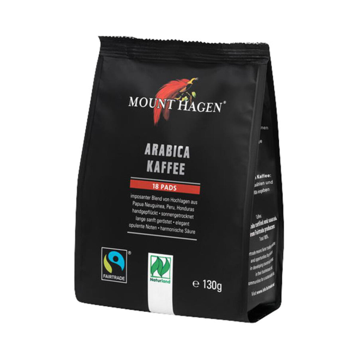 MOUNT HAGEN Röstkaffee Arabica Pads - 130 g