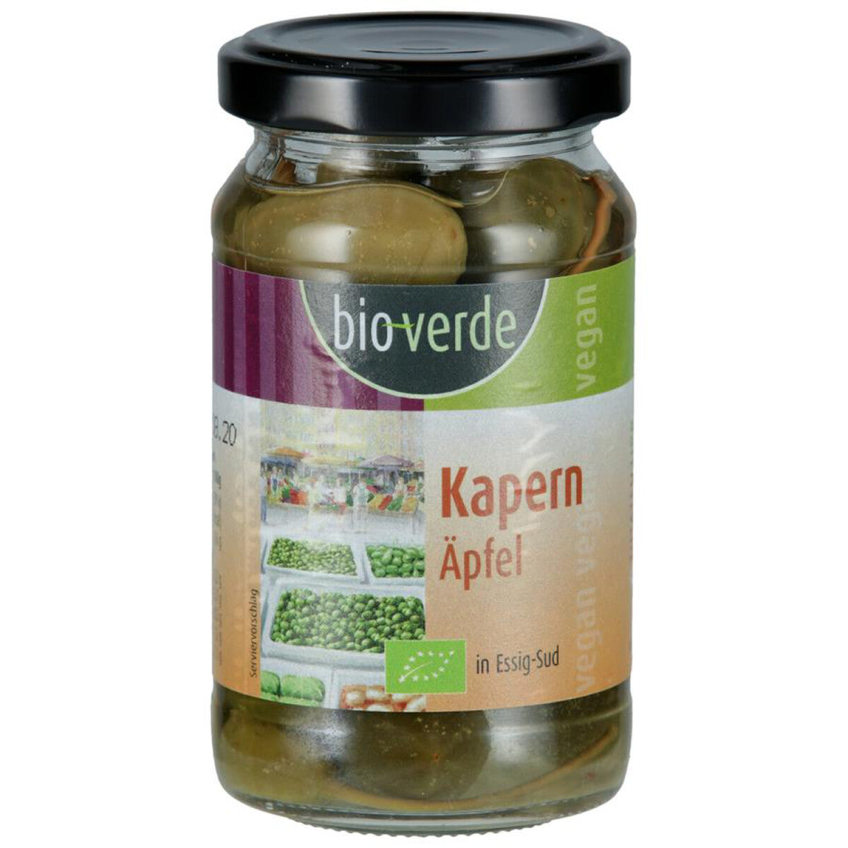 BIO VERDE Kapernäpfel im Essig-Sud - 180 g