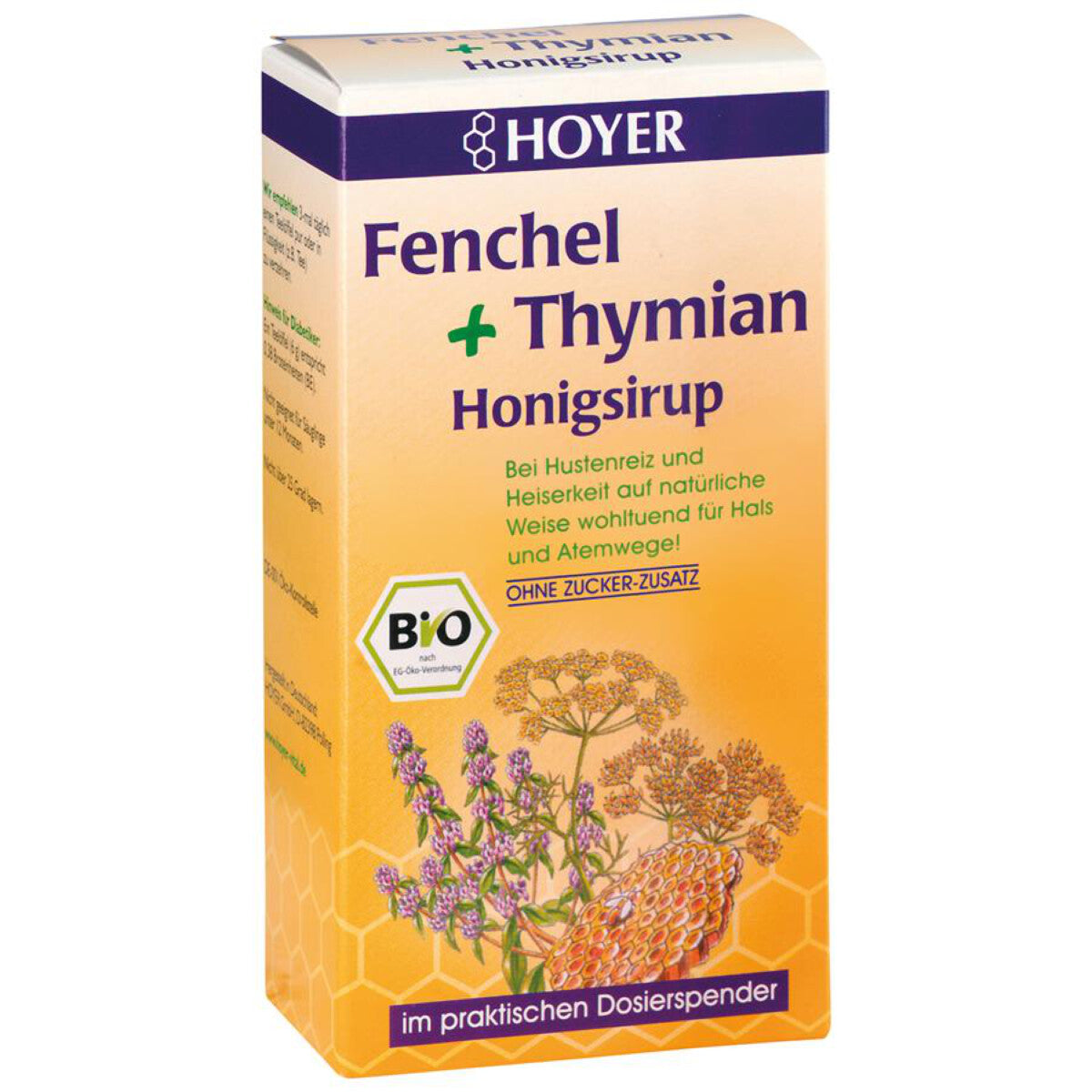 HOYER Fenchel & Thymian Honigsirup - 250 g