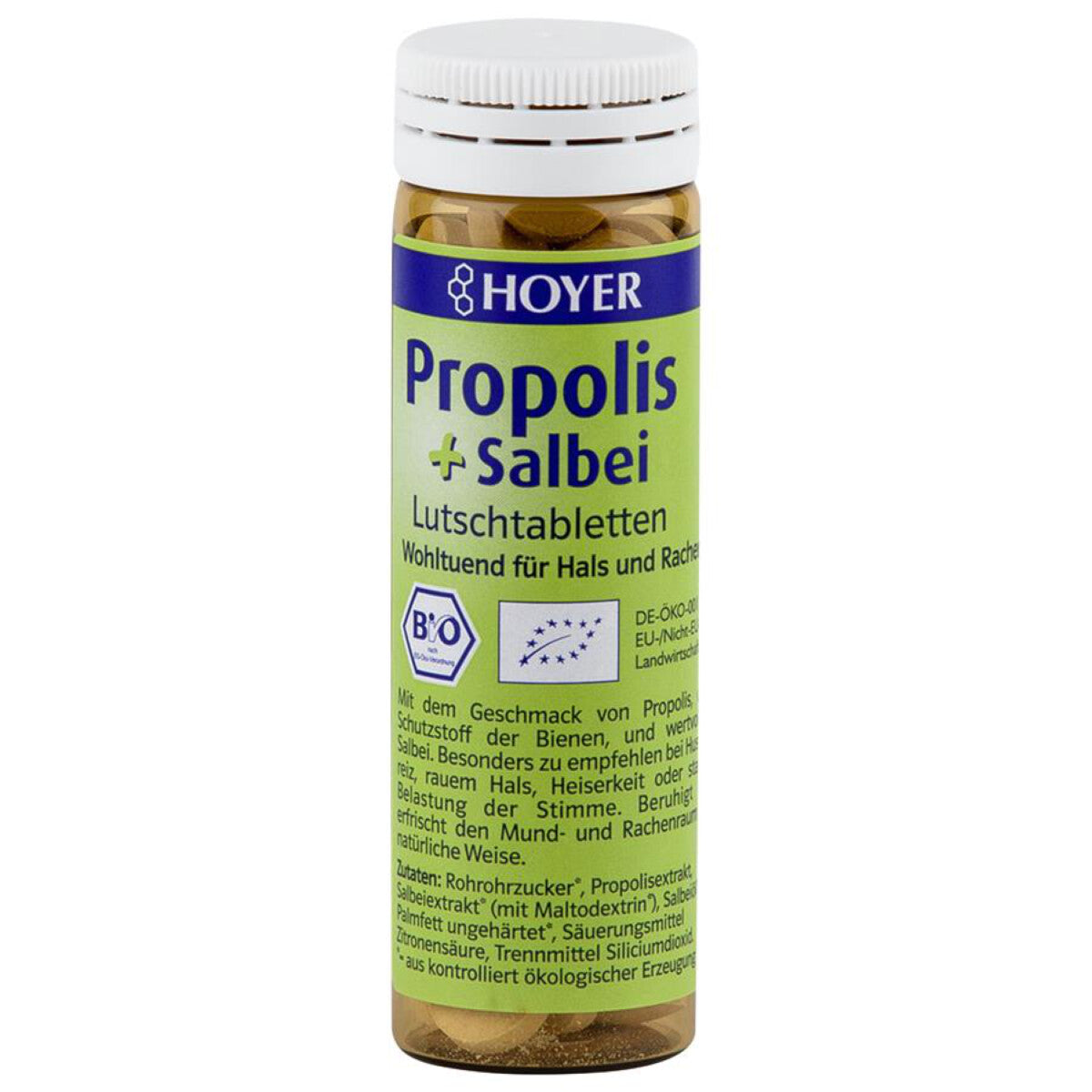 HOYER Propolis & Salbei Lutschpastillen - 60 Stk.