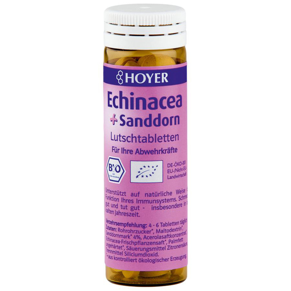 HOYER Echinacea+Sanddorn Lutschtabletten - 60 Stk.
