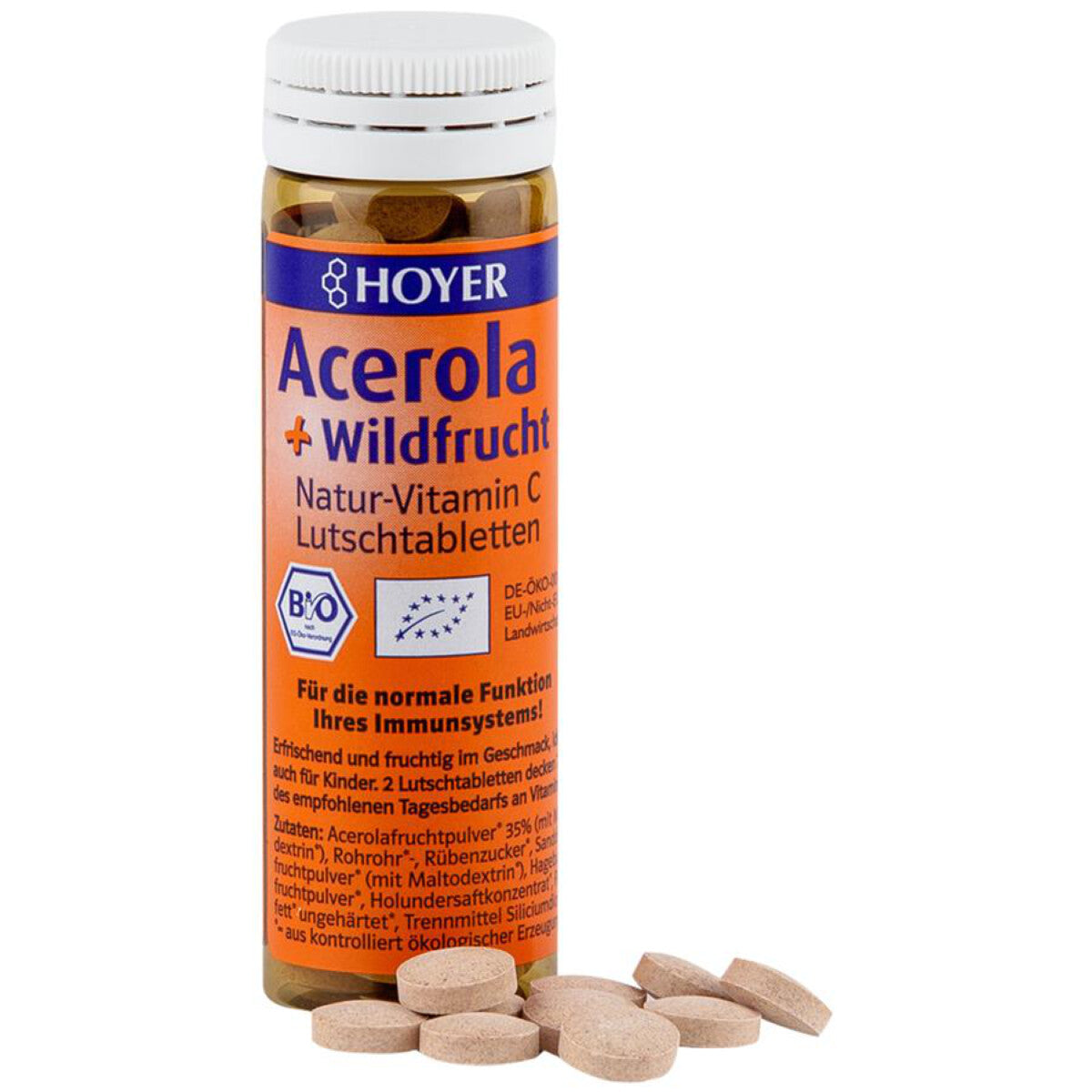 HOYER Acerola & Wildfrucht Lutschtabletten - 60 Stk.