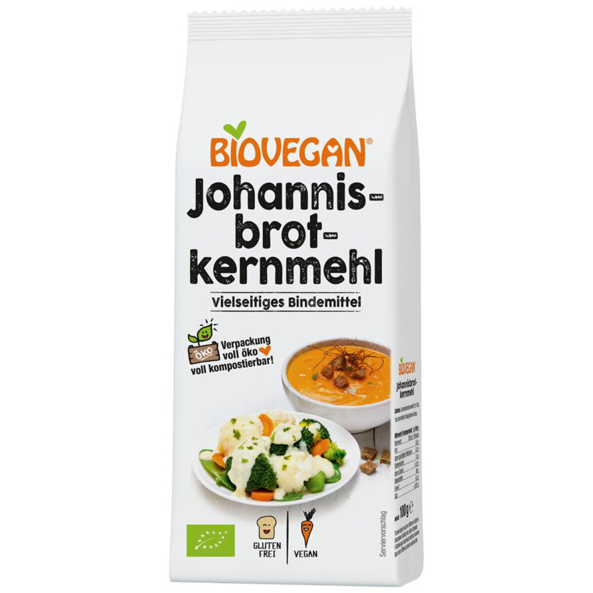 BIO VEGAN Johannisbrotkernmehl - 100 g